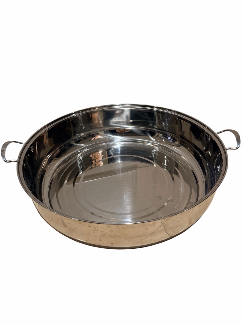 Stainless Steel Large Wide Cooking Pot 25” Diameter Great For Tomato Sauce